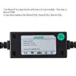 EMoMo RemoP20D 2 Button Switch With USB Charging Port -LifeEasySupply Tech Deals Store 0339