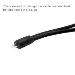 2 Pin Splitter Y Cable Male To Semi-circular 2-pin Female Plug With Lock Buckle 7 2 Pin Splitter Y Cable Male To Semi-circular 2-pin Female Plug With Lock Buckle -LifeEasySupply Tech Deals Store 0379 c0542266 3daa 4dfa 9680 527e726c0b71