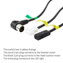 23300080X000(B) Recliner Side Switch 7 Button With USB -LifeEasySupply Tech Deals Store 0390