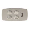 KDH136-002 4 Button Switch For Power Recliner Or Lift Chair With USB Port And 5 Pin Plugs