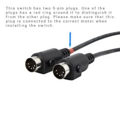 KDH104B-001 4 Button Switch For Power Recliner Or Lift Chair With Dual 5 Pin Plug -LifeEasySupply Tech Deals Store 0425