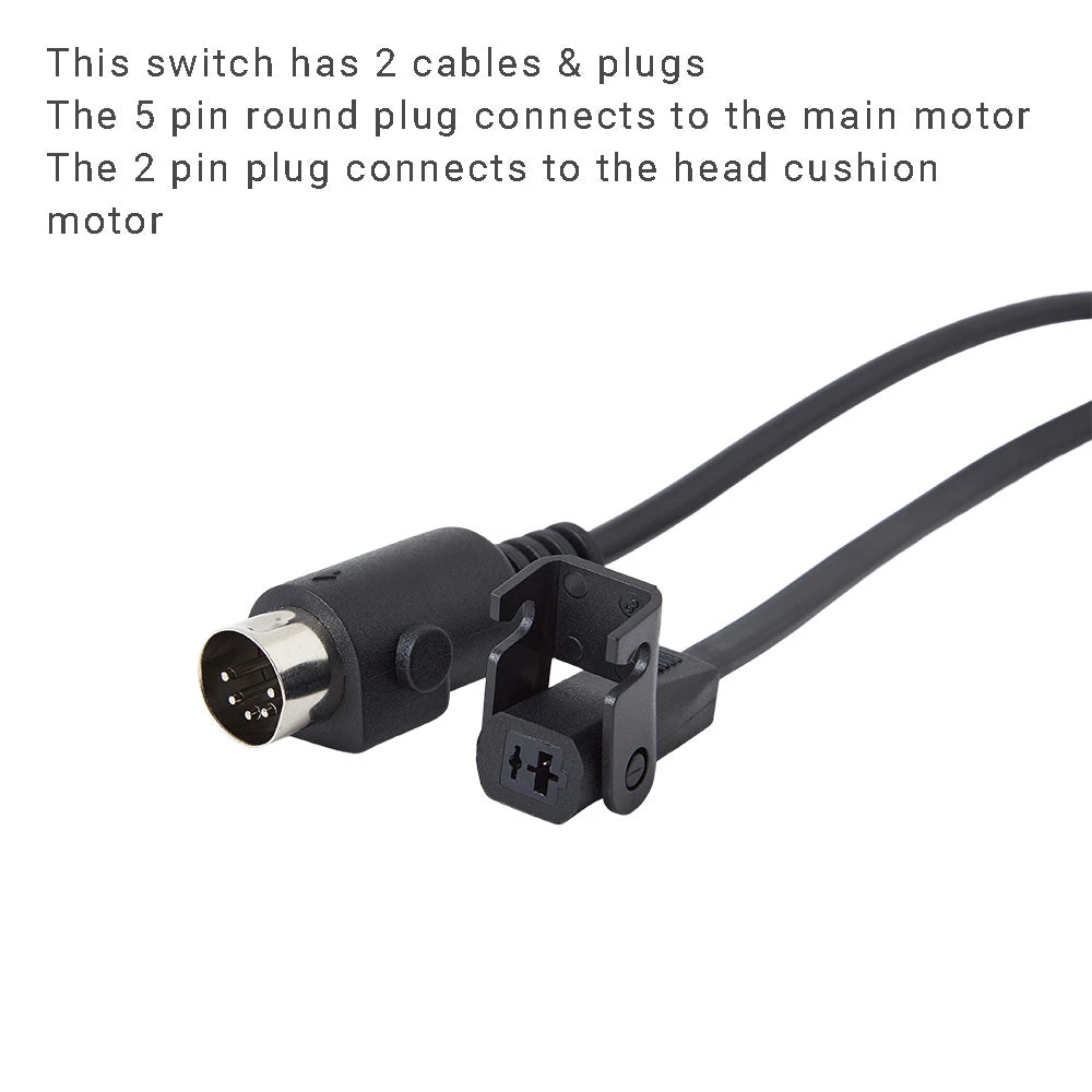 DL-SK-070-10 5 Button Switch For Power Recliner Or Lift Chair With USB 2 DL-SK-070-10 5 Button Switch For Power Recliner Or Lift Chair With USB - Image 2