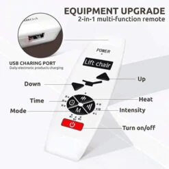 Replacement Remote Controller For Recliner Lifting Chair With Vibration Massage & Heat 6 Replacement Remote Controller For Recliner Lifting Chair With Vibration Massage & Heat -LifeEasySupply Tech Deals Store 20201218104901