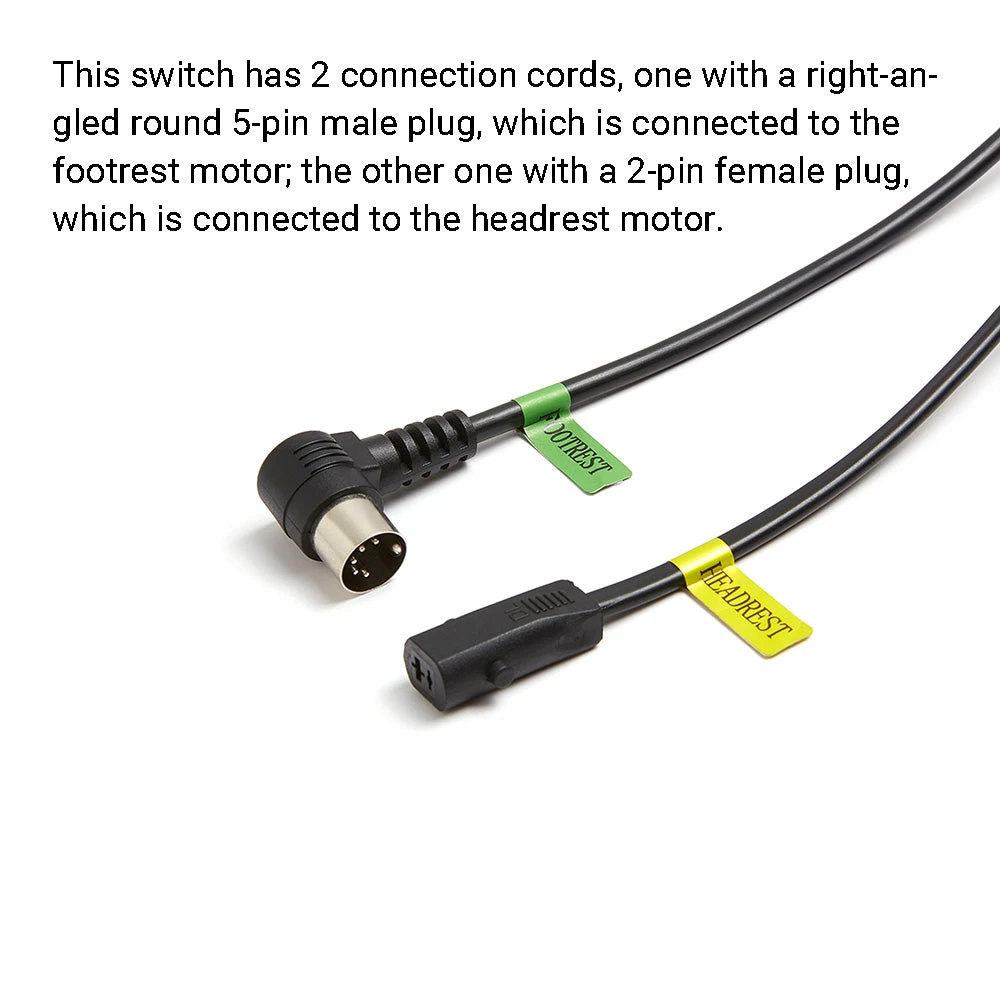 WPS5C10W-005 23300047X000 5 Button Switch For Recliner Lift Chair 4 WPS5C10W-005 23300047X000 5 Button Switch For Recliner Lift Chair - Image 4