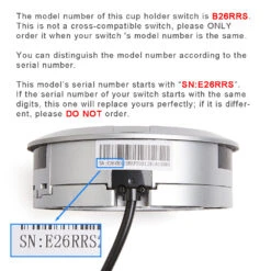 EMoMo B26RRS Cup Holder Switch/Controller For Recliner Or Home Theater Chairs 8 EMoMo B26RRS Cup Holder Switch/Controller For Recliner Or Home Theater Chairs -LifeEasySupply Tech Deals Store 3X4A2072