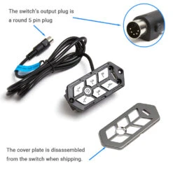 EMoMo TRGI/TRGIN Recliner Switch 7 Buttons With USB 6 EMoMo TRGI/TRGIN Recliner Switch 7 Buttons With USB -LifeEasySupply Tech Deals Store 3X4A2164