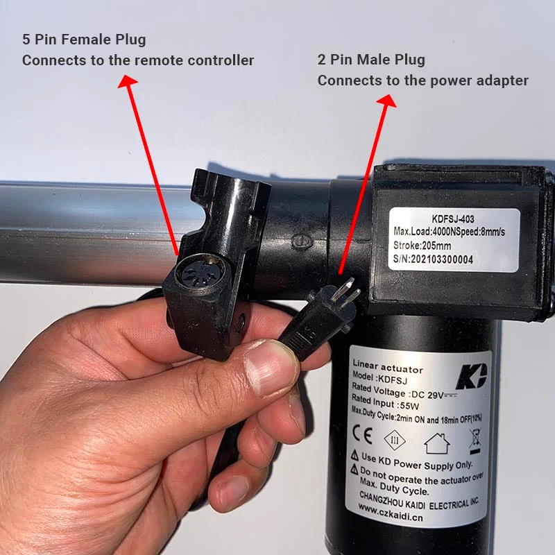 KDFSJ-403 Kaidi Linear Actuator For Power Recliner Lift Chairs 3 KDFSJ-403 Kaidi Linear Actuator For Power Recliner Lift Chairs - Image 3