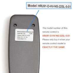 HRU91-D-HV-NS-22SL-5-01 11 Button Remote Controller 7 HRU91-D-HV-NS-22SL-5-01 11 Button Remote Controller -LifeEasySupply Tech Deals Store 3 ec0e1c12 d21a 4726 877b 5229a6320d3a