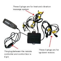 MLSK91-A1 Remote Controller For Recliner Chairs 11 Buttons 8 Pin Plug W/USB & Control Box -LifeEasySupply Tech Deals Store 4 8b1064ad 7f8f 4bb2 989d ea8486087424