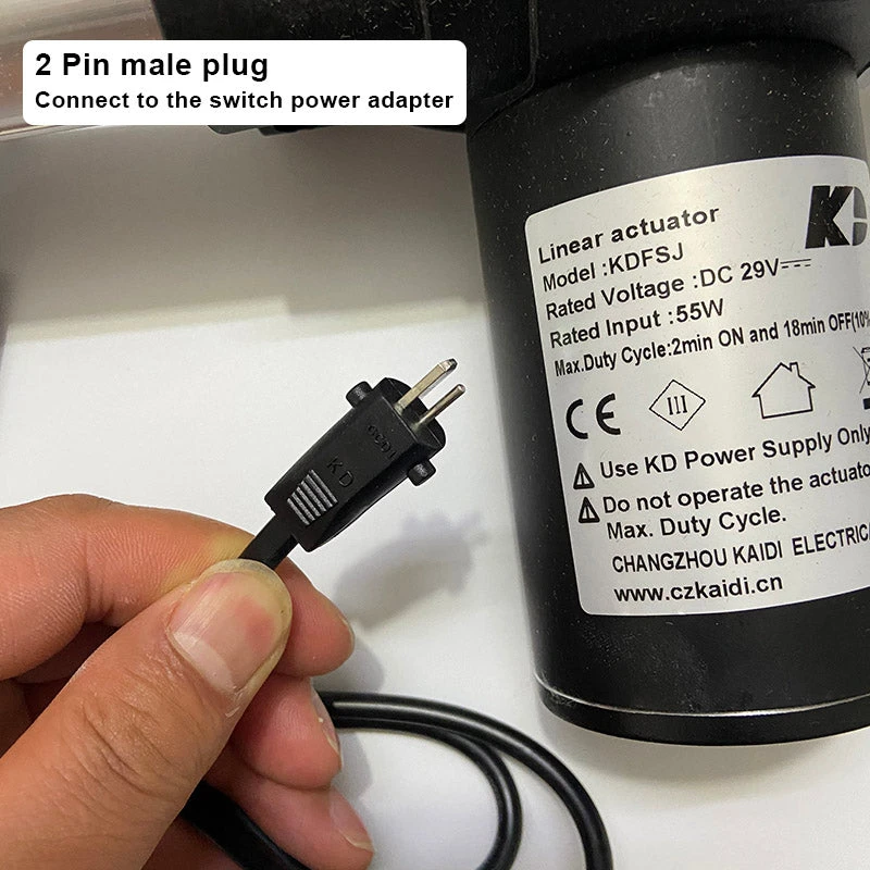 KDFSJ-403-7B Kaidi Linear Actuator For Power Recliner Lift Chairs Motor Replacement 4 KDFSJ-403-7B Kaidi Linear Actuator For Power Recliner Lift Chairs Motor Replacement - Image 4