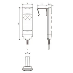 Universal 2 Button 5 Pin Remote Controller For Lifting Chair Replacement Recliner Switch 11 Universal 2 Button 5 Pin Remote Controller For Lifting Chair Replacement Recliner Switch -LifeEasySupply Tech Deals Store 5 41730df1 5813 4a81 82bb 5d63ec1d76e4