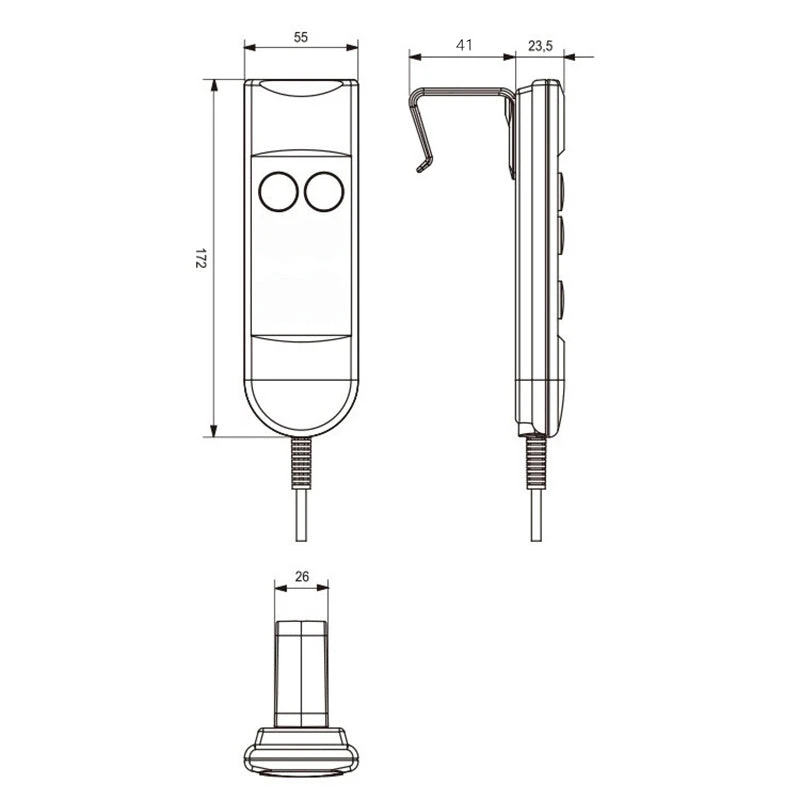 Universal 2 Button 5 Pin Remote Controller For Lifting Chair Replacement Recliner Switch 5 Universal 2 Button 5 Pin Remote Controller For Lifting Chair Replacement Recliner Switch - Image 5