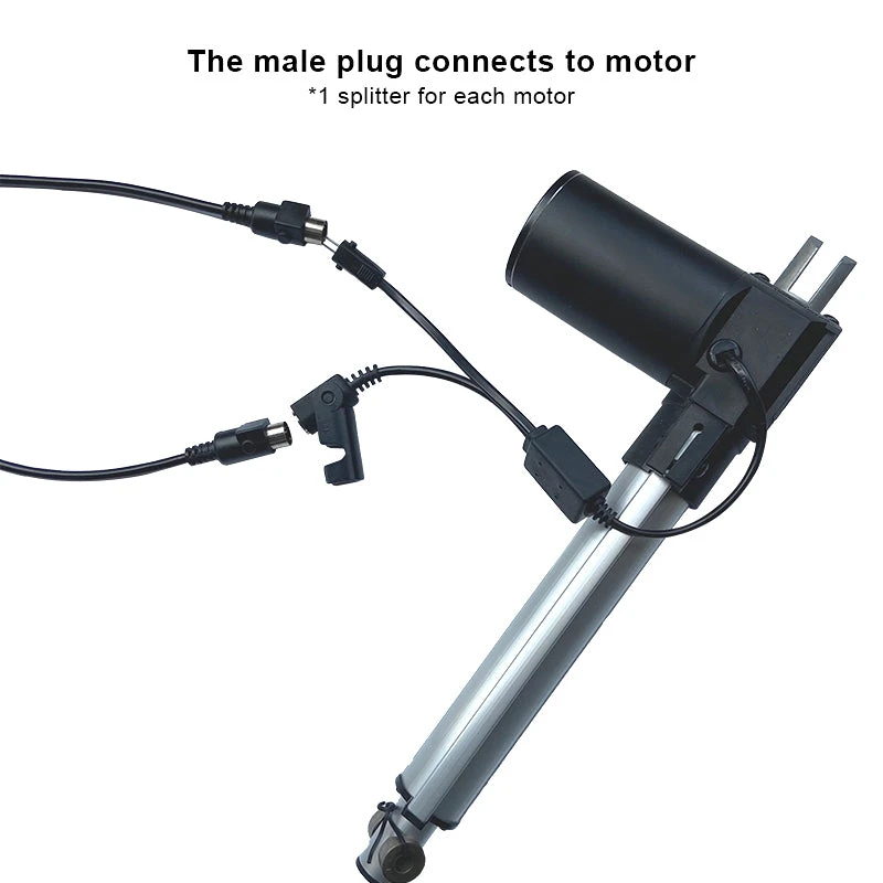 5 Pin Sync Control Y Splitter Cable For Linear Actuators 39inch Remoter To 2 Actuators 5 5 Pin Sync Control Y Splitter Cable For Linear Actuators 39inch Remoter To 2 Actuators - Image 5