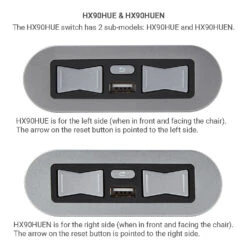 EMoMo HX90HUE/HX90HUEN Switch 5 Button 5 Pin With USB Port For Lift Chair And Power Recliner -LifeEasySupply Tech Deals Store HUE HUEN