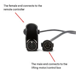 7 Pin Remote Controller Extension Cord For Recliner/Lift Chair Harness Male To Female Handset Connection Cable -6.6ft -LifeEasySupply Tech Deals Store IMG 0091