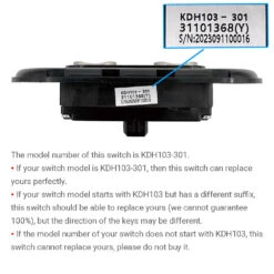 KDH103-301 2 Button Switch For Power Recliner Or Lift Chair -LifeEasySupply Tech Deals Store IMG 0821