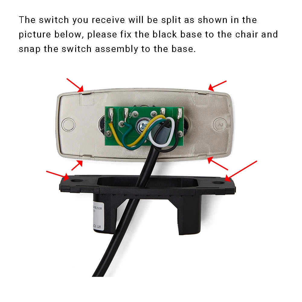 OKIN JLDK.59.02.01 2 Button Recliner Switch 3 OKIN JLDK.59.02.01 2 Button Recliner Switch - Image 3