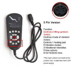 Replacement Massage Function Remote Handset Controller For Recliner Lift Chair -LifeEasySupply Tech Deals Store S3