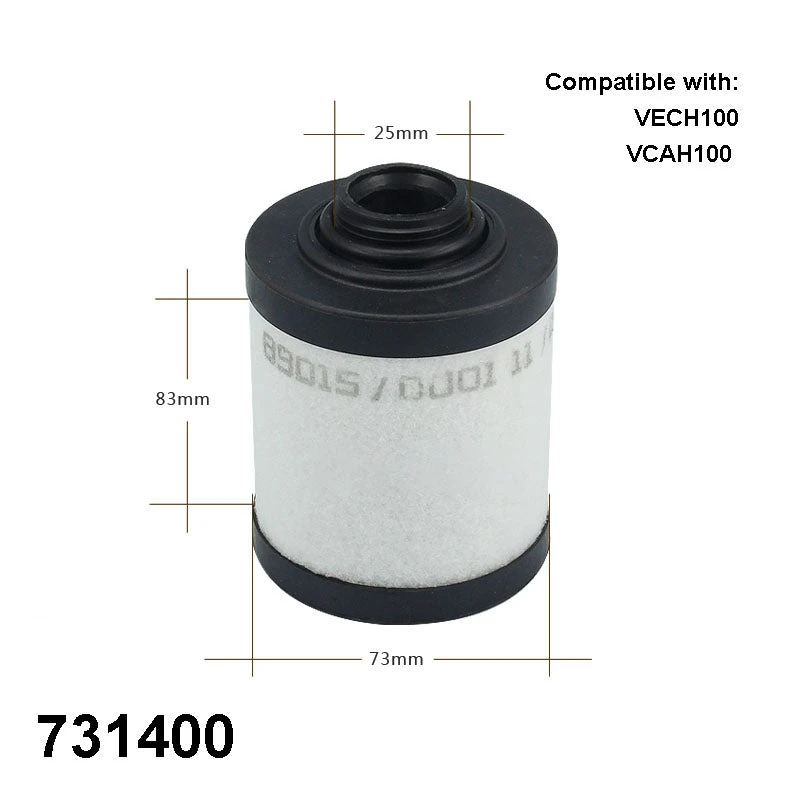 Exhaust Oil Mist Filter Replaces Rietschle 731400 For VECH100/VCAH100 Vacuum Pump 2 Exhaust Oil Mist Filter Replaces Rietschle 731400 For VECH100/VCAH100 Vacuum Pump - Image 2
